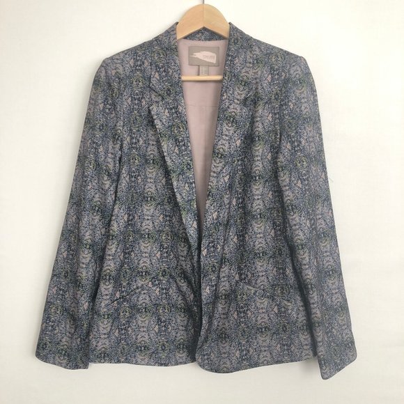 Printed Boyfriend Blazer - Picture 1 of 5